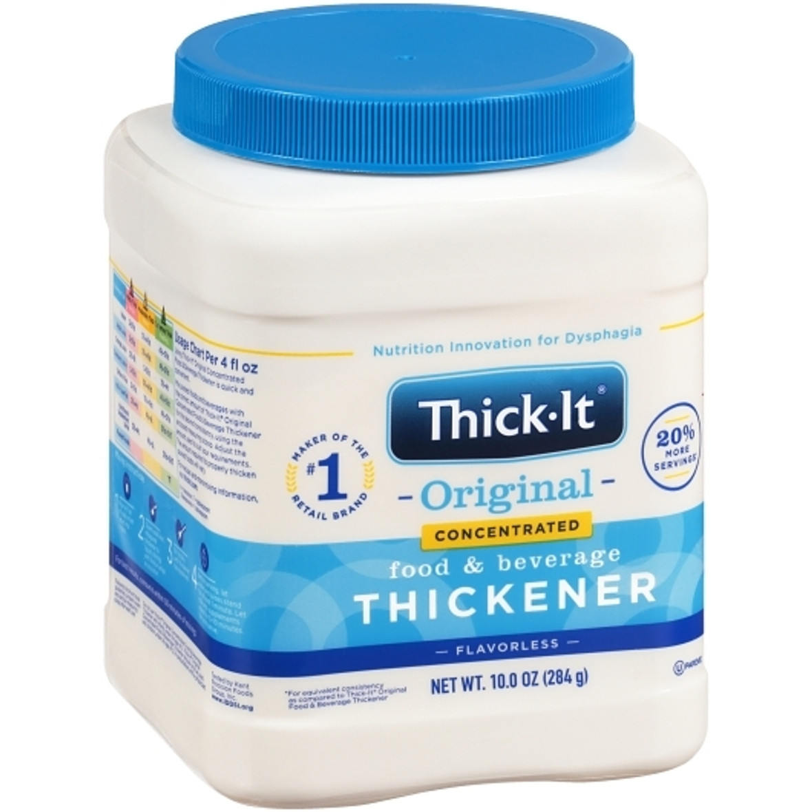 Thick It Original Concentrated Food and Beverage Thickener Powder, 10 Ounce, 12 Per Case