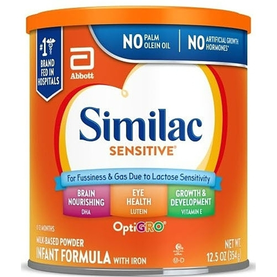 Similac Sensitive Infant Formula, 12.5 Ounce, 6 Per Case