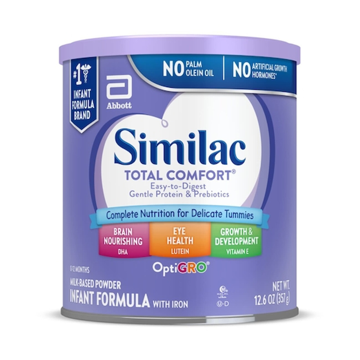 Similac Total Comfort Easy To Digest Milk-Based Powder Infant Formula, 12.6 Ounce, 6 Per Case