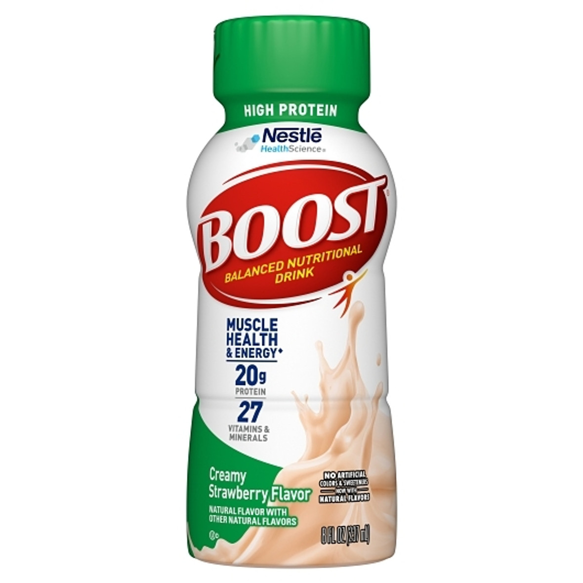 Boost Creamy Strawberry, 8 Fluid Ounce, 24 Per Case