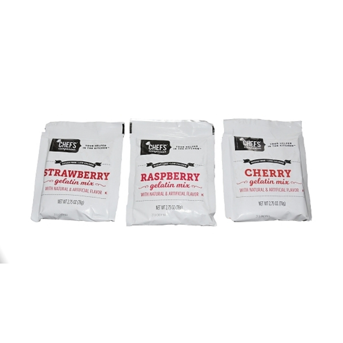 Chefs Companion Sugar Free Assorted Reds Gelatin Mix, 2.75 Ounce, 18 Per Case Chefs Companion Sugar Free Assorted Reds Gelatin Mix, 2.75 Ounce, 18 Per Case