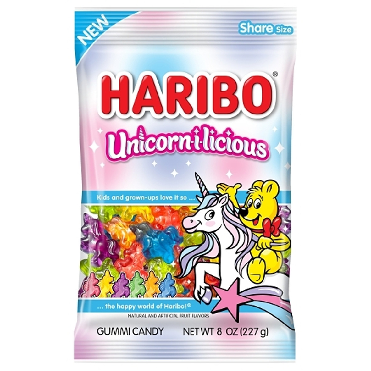Haribo Unicorn-I-Licious, 8 Ounce, 10 Per Case
