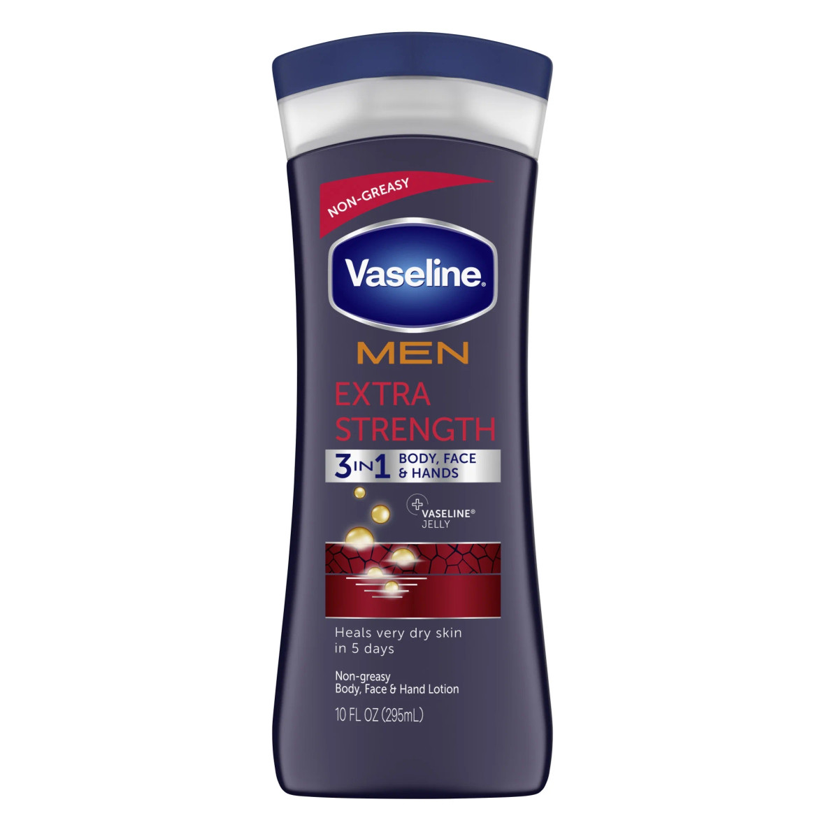 Vaseline Extra Strength Body Lotion, 10 Fluid Ounce, 6 Per Case