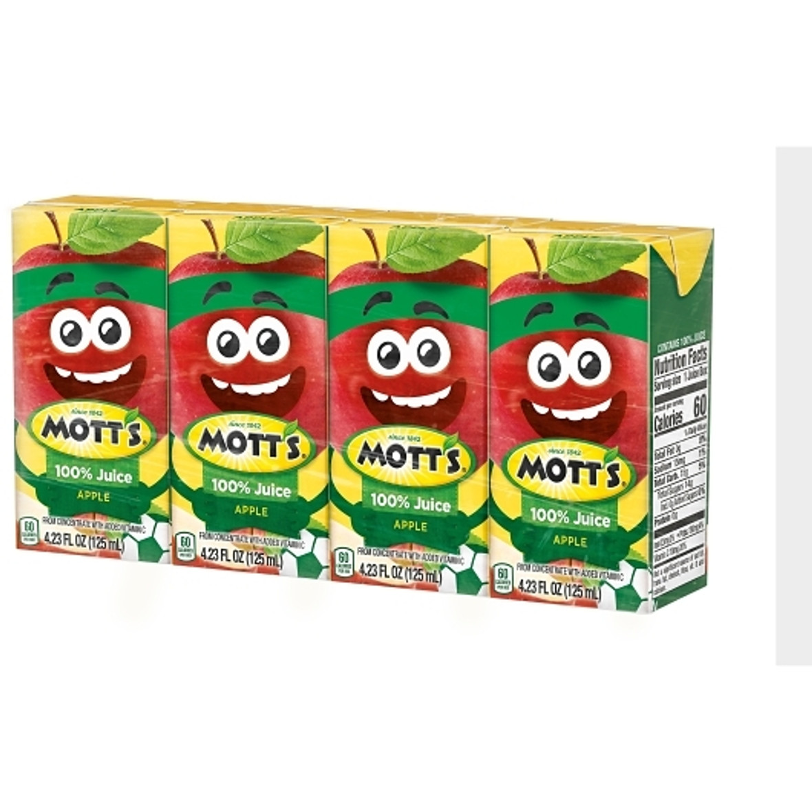 Mott's Mini 100% Apple Juice, 16.92 Fluid Ounce, 11 Per Case