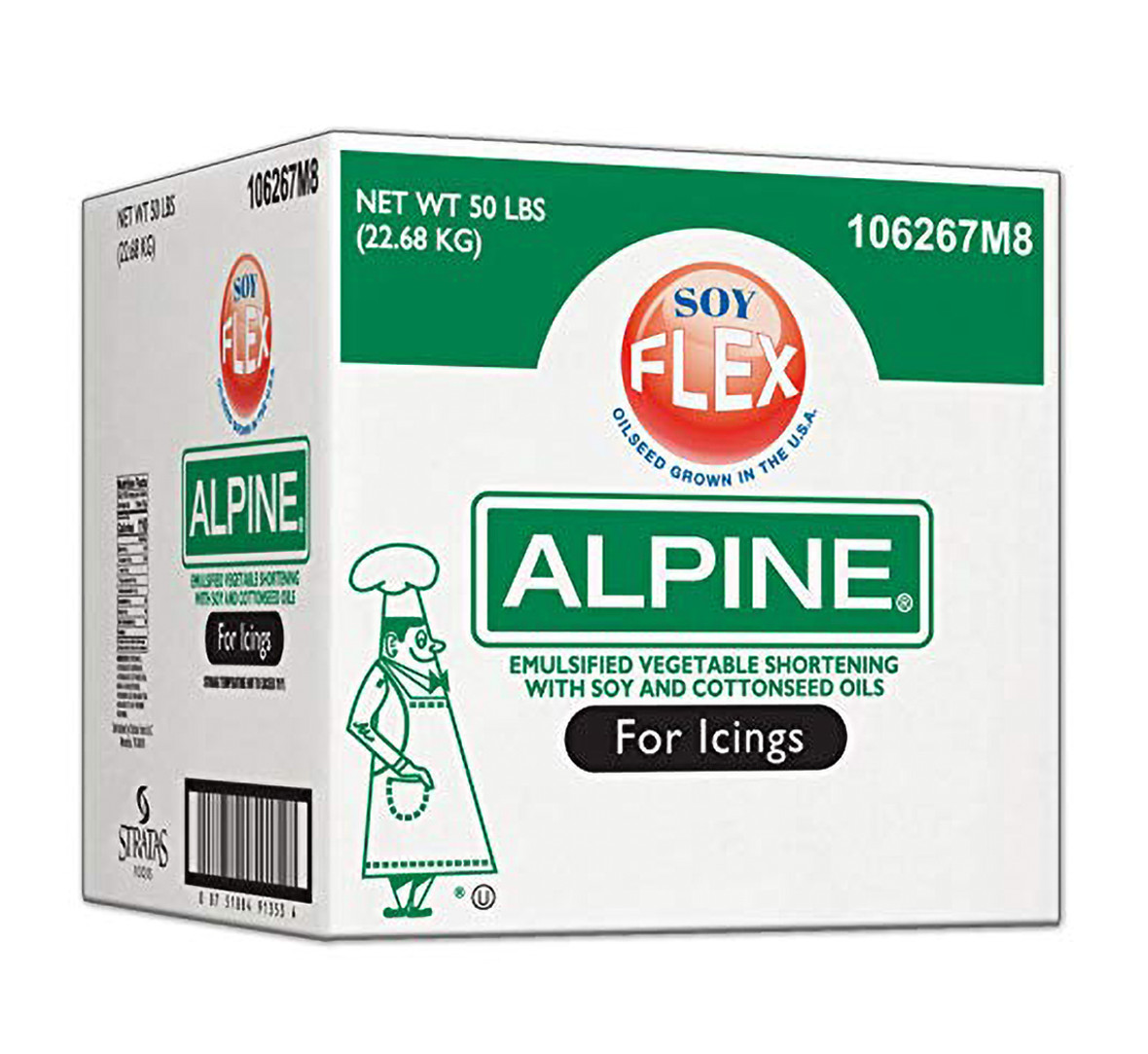 Alpine Soy Flex Emulsified Vegetable Shortening for Icings