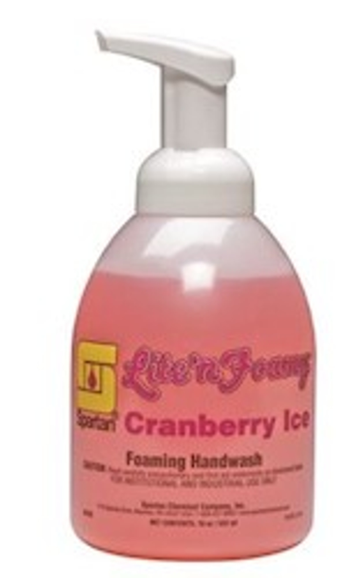 Spartan Lite n' Foamy Cranberry Ice Hand Soap, 18 Ounce, 6 Per Case