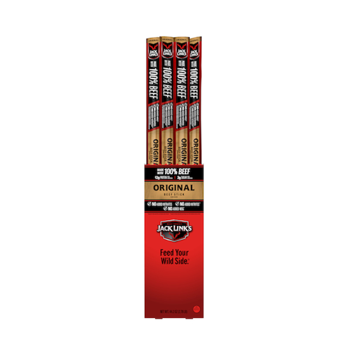 Jack Link s Original Beef Sticks, 1.84 Ounces, 24 Per Box, 6 Per Case