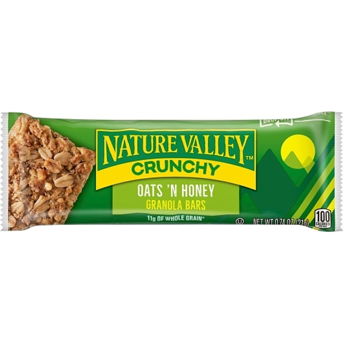 Nature Valley Oats  N Honey Crunchy Granola, 0.74 Ounce, 144 Per Case