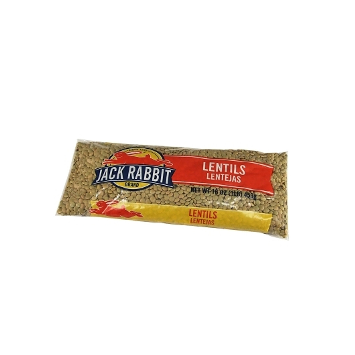 Jack Rabbit Lentils, 1 Pound, 24 Per Case Jack Rabbit Lentils, 1 Pound, 24 Per Case