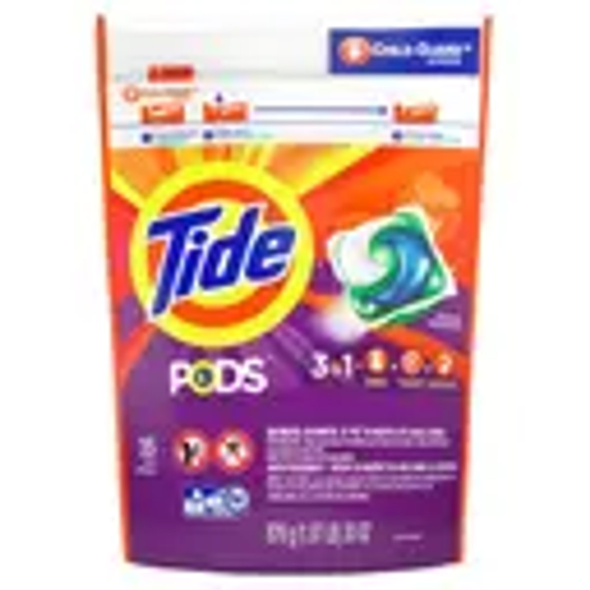 Tide Liquid Pods Spring Meadow, 35 Count, 4 Per Case