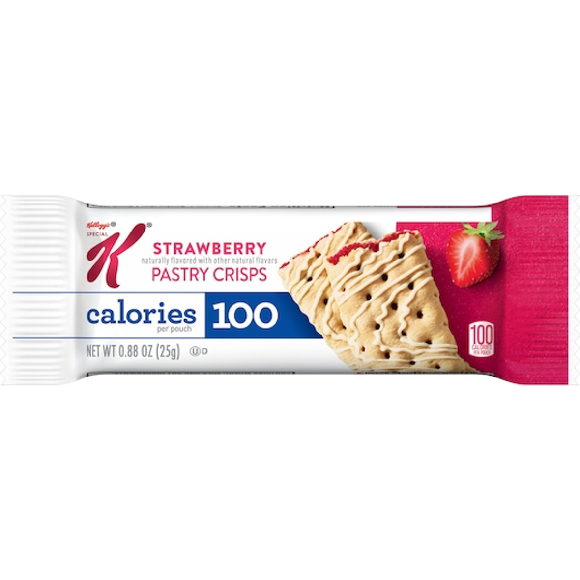Kellogg s Special K Strawberry Strudel Pastry Crisp, 0.88 Ounces, 9 Per Pack, 9 Per Case