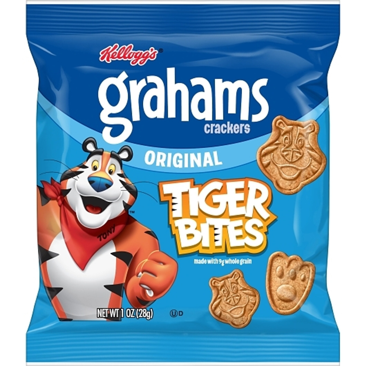 Kelloggs Tiger Bites Original Graham Cracker Snacks, 1 Ounces, 150 Per Case