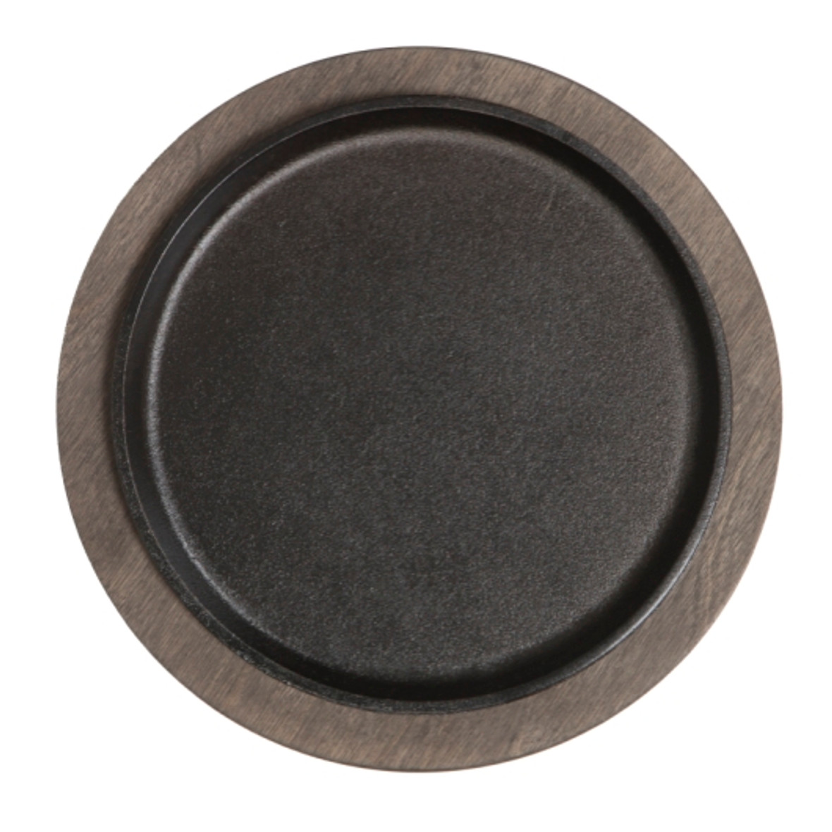 Lodge Round Wood Walnut Stain Underliner, 6 Per Case