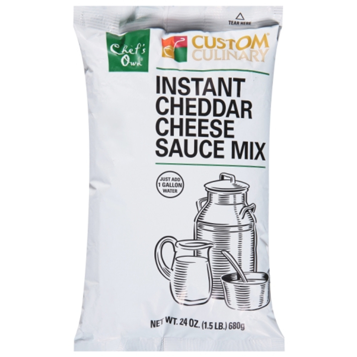 Chefs Own Instant Cheddar Cheese Sauce Mix, 24 Ounce, 6 Per Case Chefs Own Instant Cheddar Cheese Sauce Mix, 24 Ounce, 6 Per Case