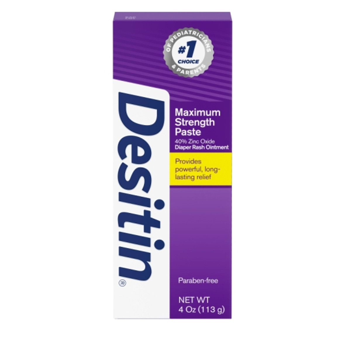 Desitin Maximum Strength Diaper Rash Ointment Cream, 4 Ounce, 36 Per Case