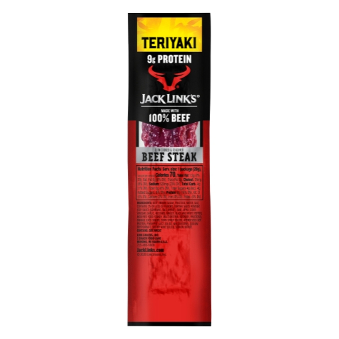 Jack Link Teriyaki Beef Steak, 1 Ounces, 12 Per Pack, 12 Per Case Jack Link Teriyaki Beef Steak, 1 Ounces, 12 Per Pack, 12 Per Case
