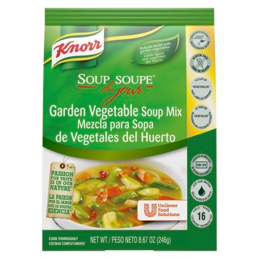 Knorr Soup Du Jour Garden Vegetable Mix, 8.7 Ounces, 4 Per Case