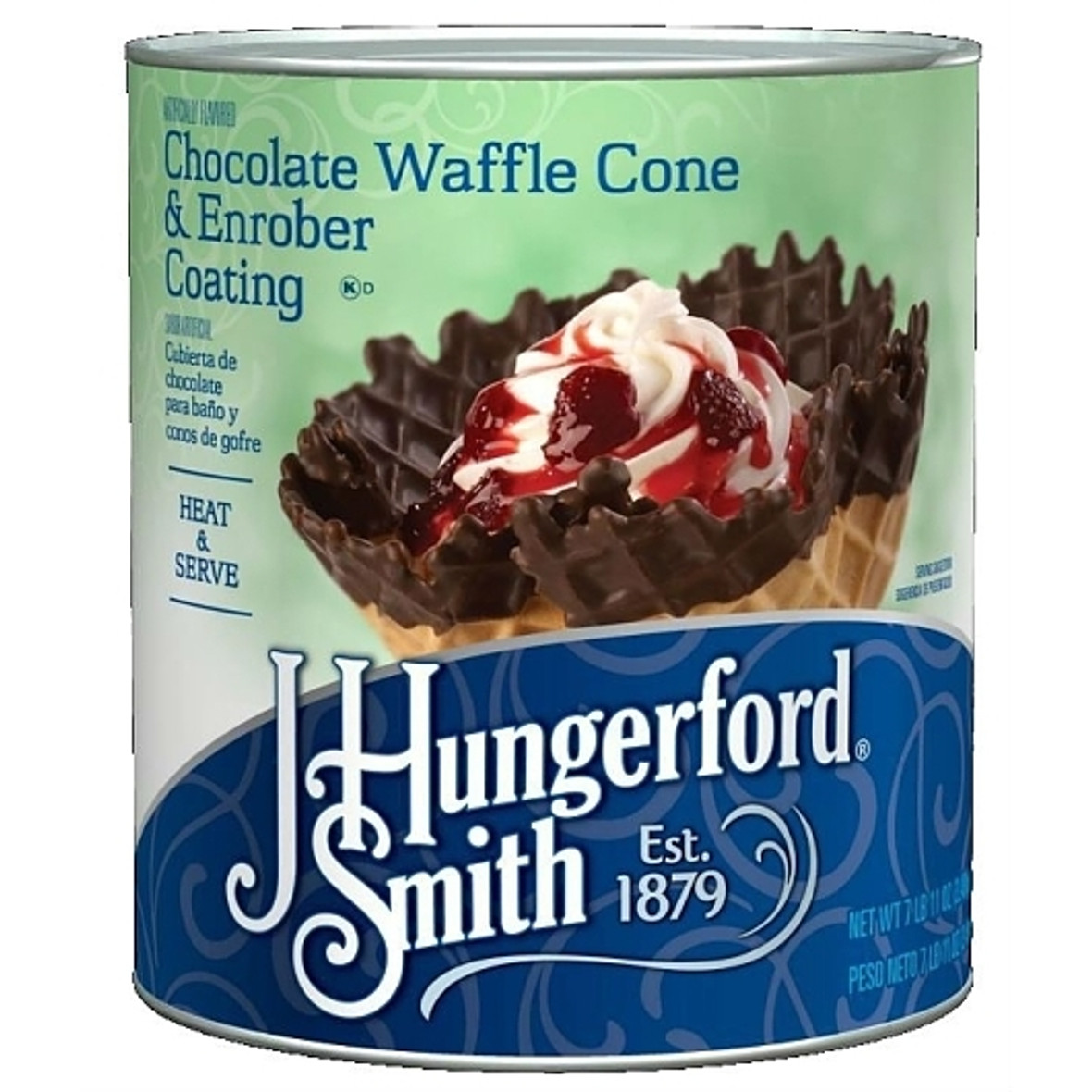 Jhs Chocolate Waffle Cone & Enrober Coating, 123 Ounce, 3 Per Case Jhs Chocolate Waffle Cone & Enrober Coating, 123 Ounce, 3 Per Case