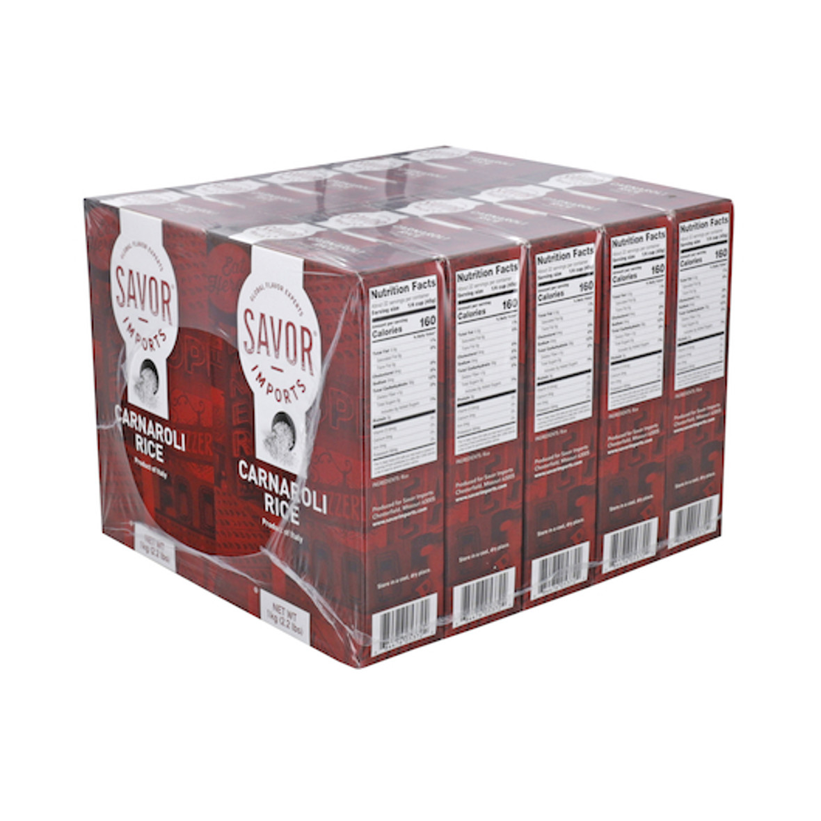 Savor Imports Carnaroli Rice Box, 1 Kilogram, 10 Per Case Savor Imports Carnaroli Rice Box, 1 Kilogram, 10 Per Case