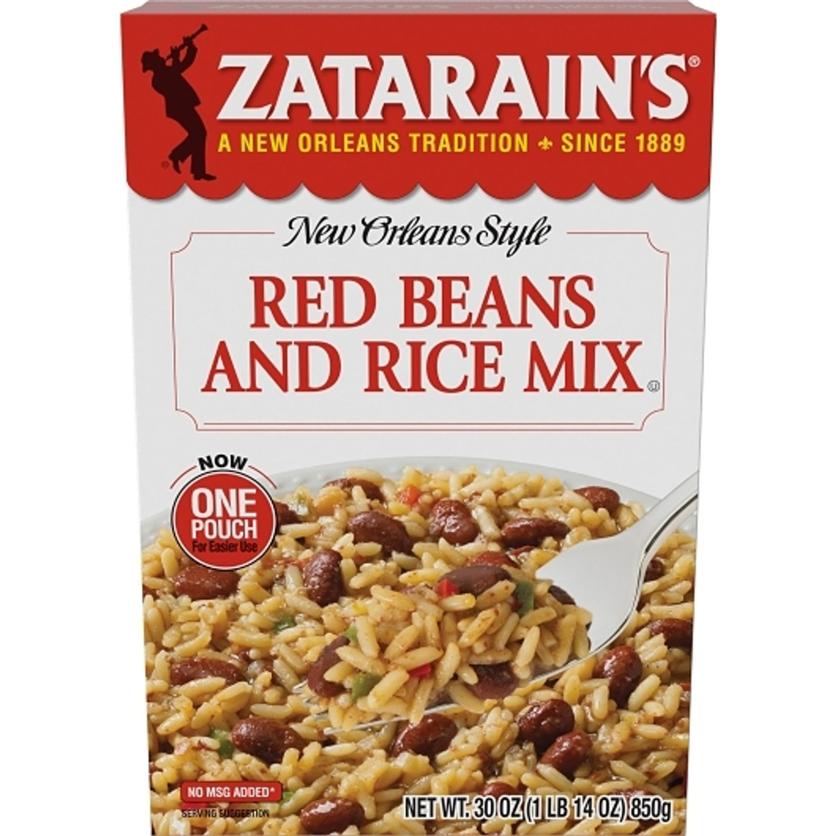Zatarains Red Beans & Rice Mix, 30 Ounce, 8 Per Case Zatarains Red Beans & Rice Mix, 30 Ounce, 8 Per Case