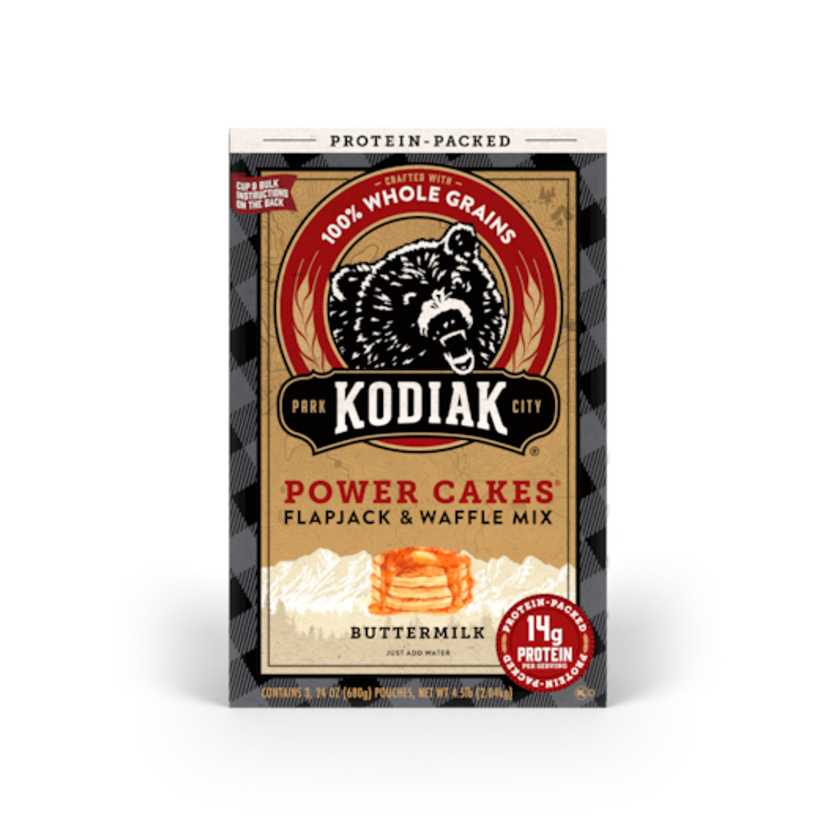 Kodiak Cakes Power Cakes Buttermilk Chef Series, 4.5 Pound, 4 Per Case