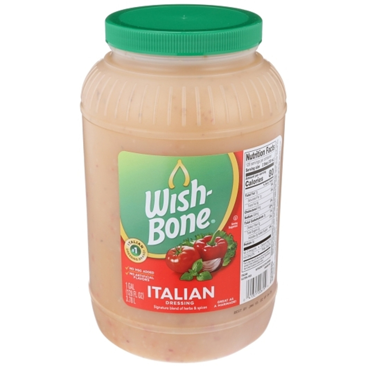 Wish-Bone Light Italian Dressing Bulk, 128 Fluid Ounce, 4 Per Case