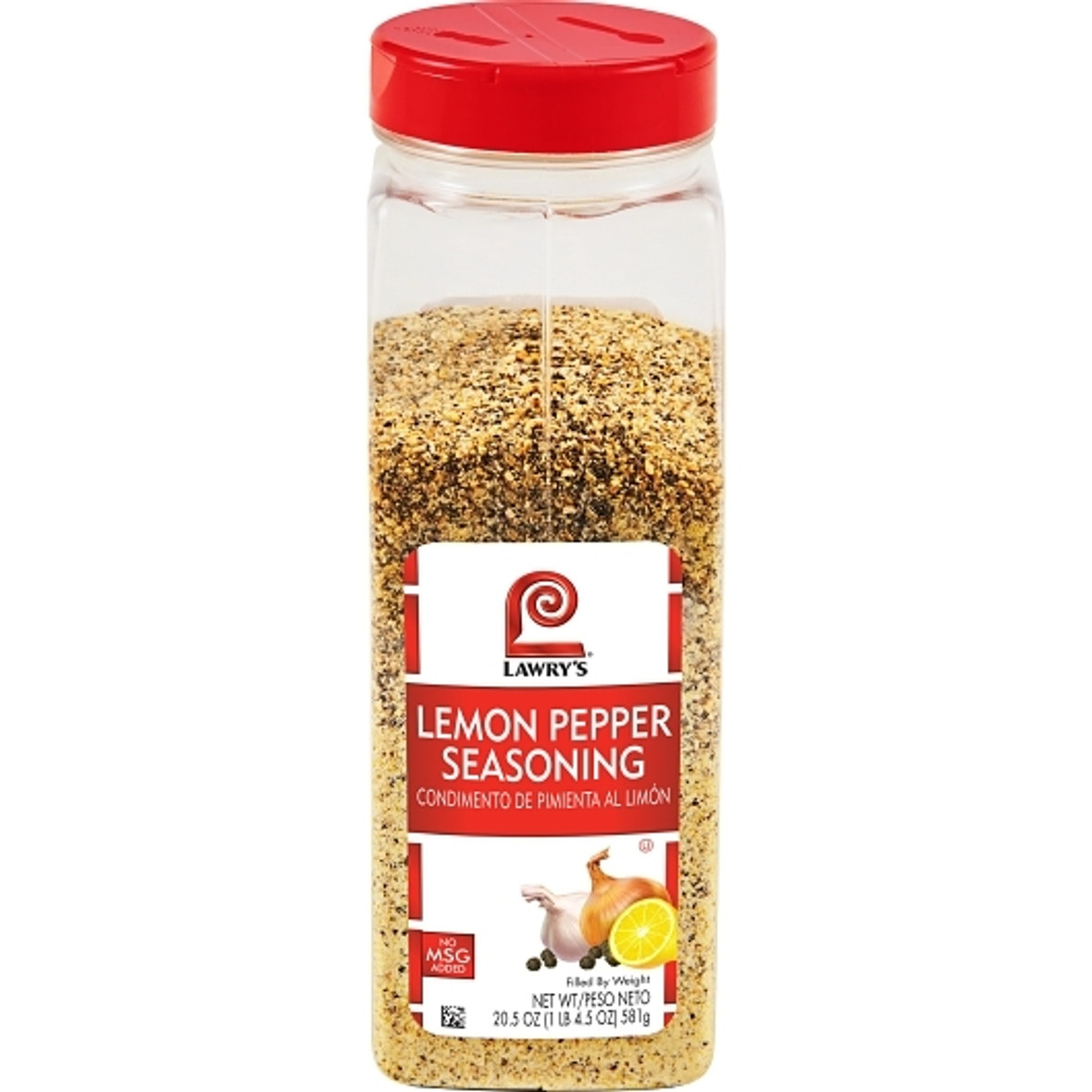 Lawry s No Msg Lemon Pepper Seasoning, 20.5 Ounce, 6 Per Case