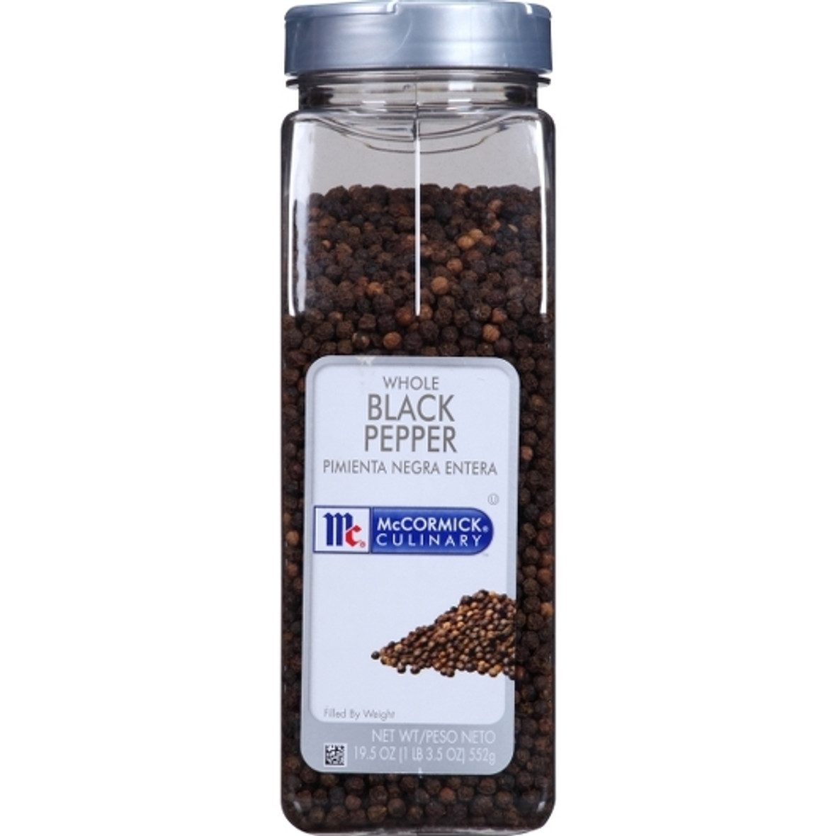 Mccormick Culinary Whole Black Pepper, 19.5 Ounce, 6 Per Case