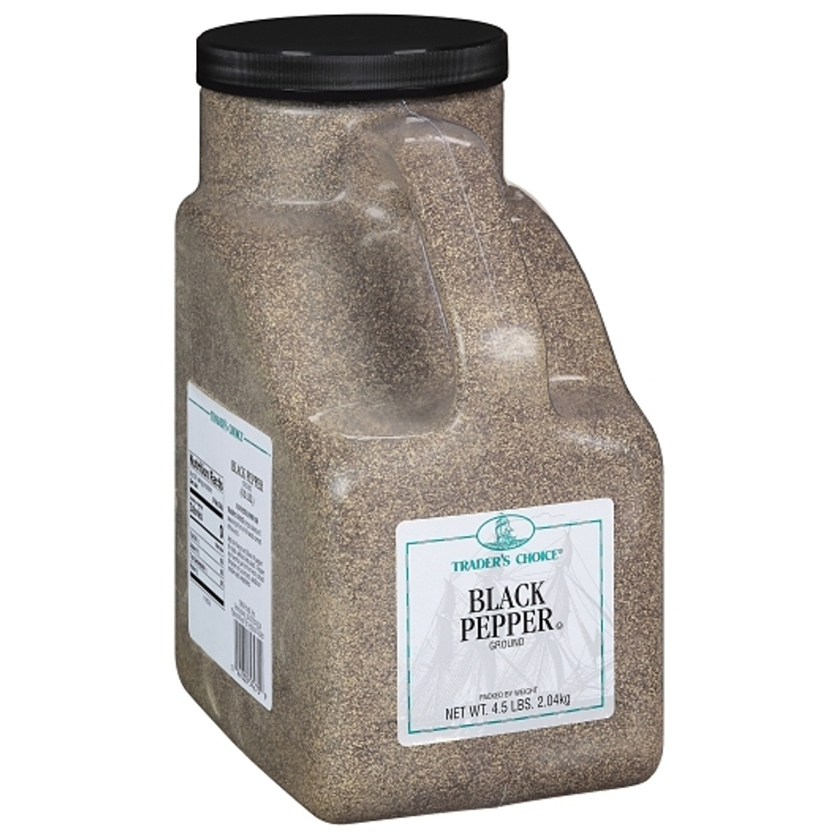 Traders Choice Ground Black Pepper, 72 Ounce