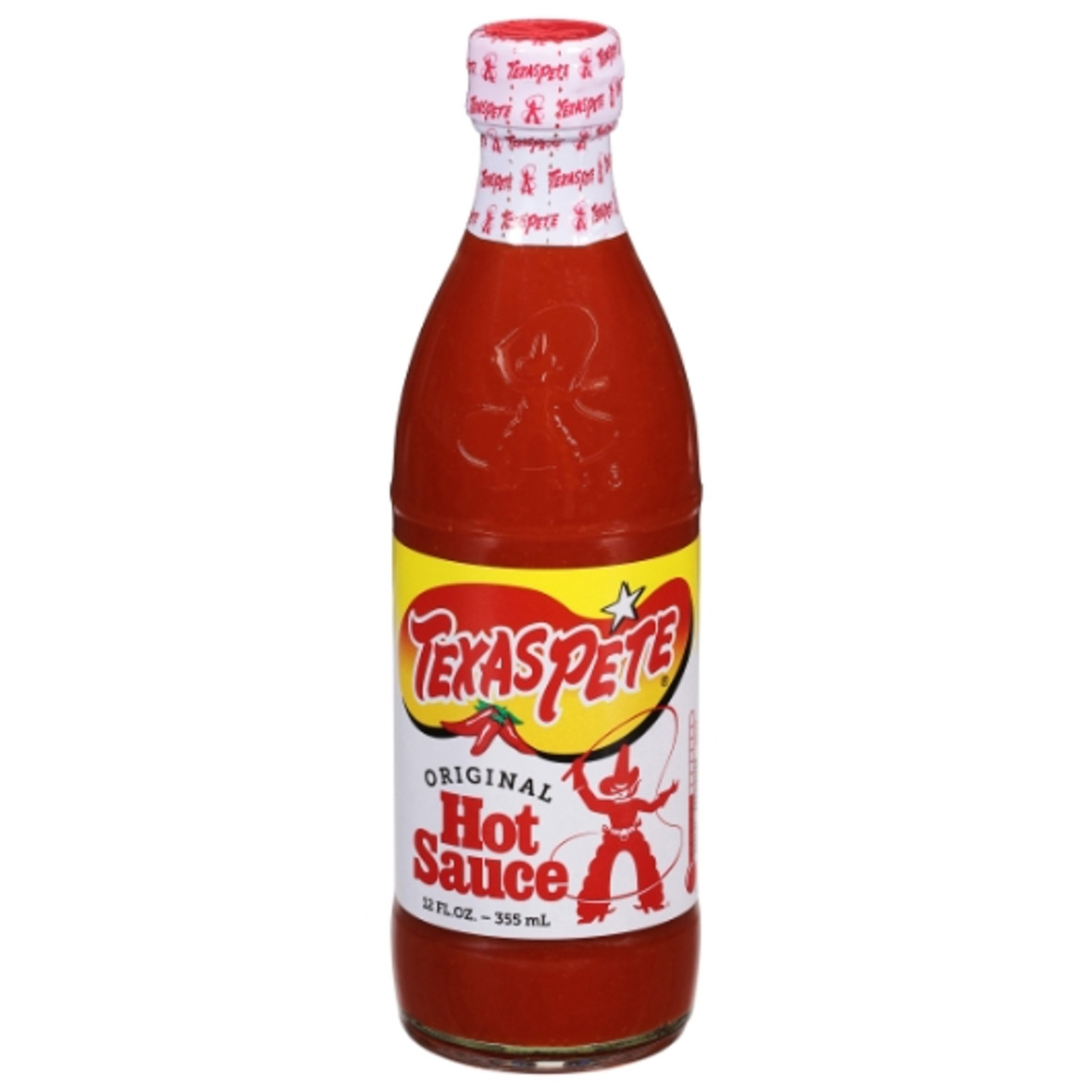 Texas Pete Original Hot Sauce Bottle, 12 Fluid Ounce, 30 Per Case