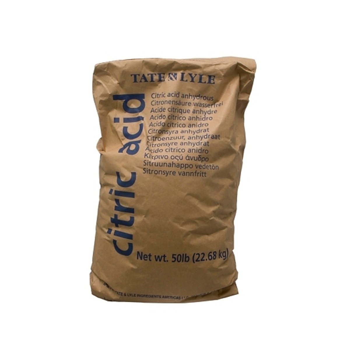 Commodity Food Grade Chemicals Fine Grind Citric Acid, 50 Pound