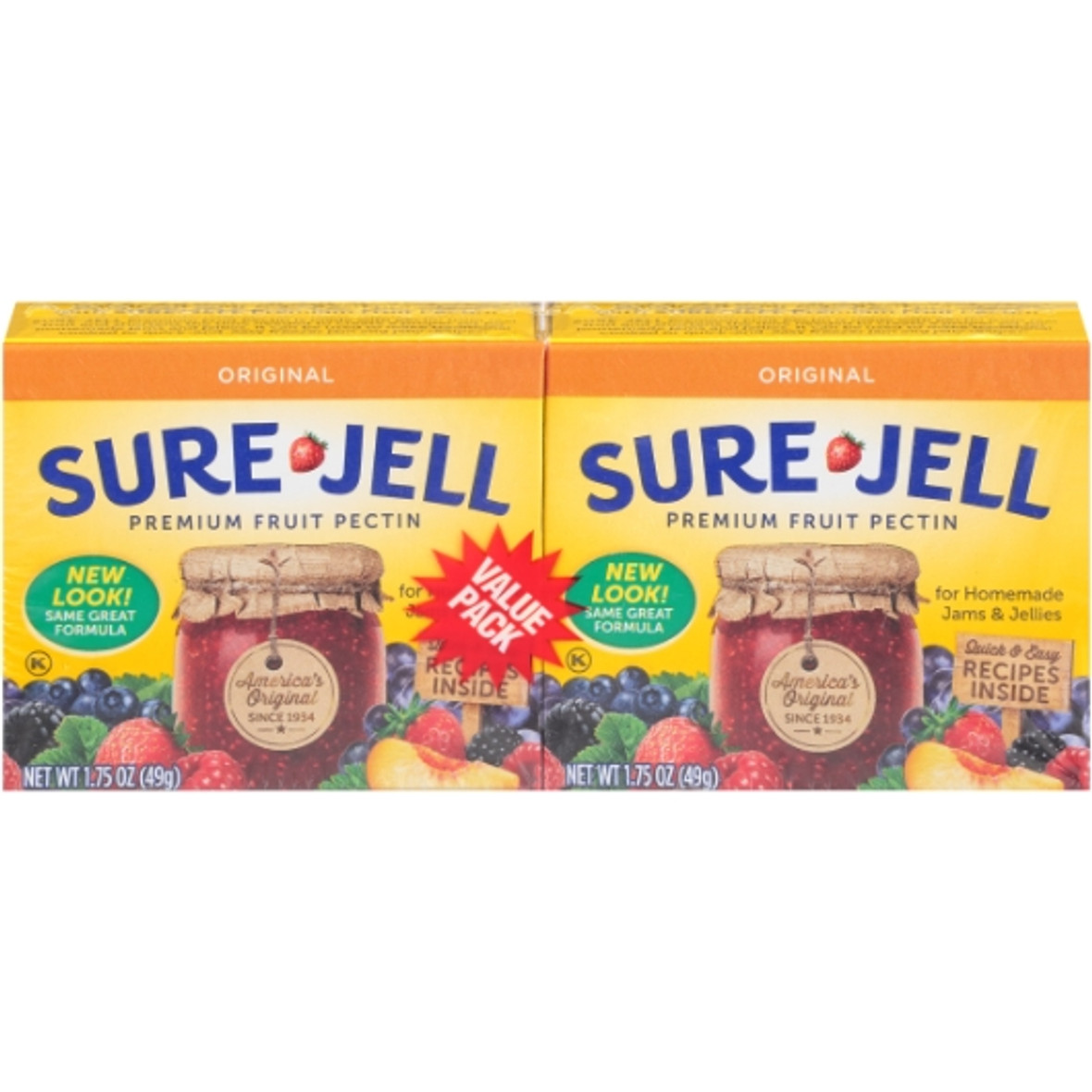 Sure-Jell Pectin, 1.75 Ounce, 2 Per Pack, 12 Per Case