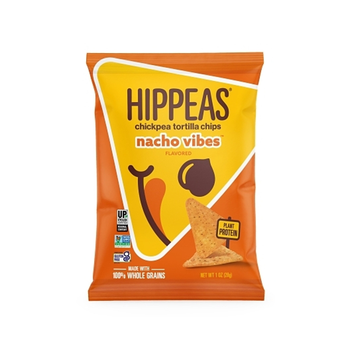 Hippeas Nacho Vibes Chickpea Tortilla Chips, 1 Ounce, 21 Per Case