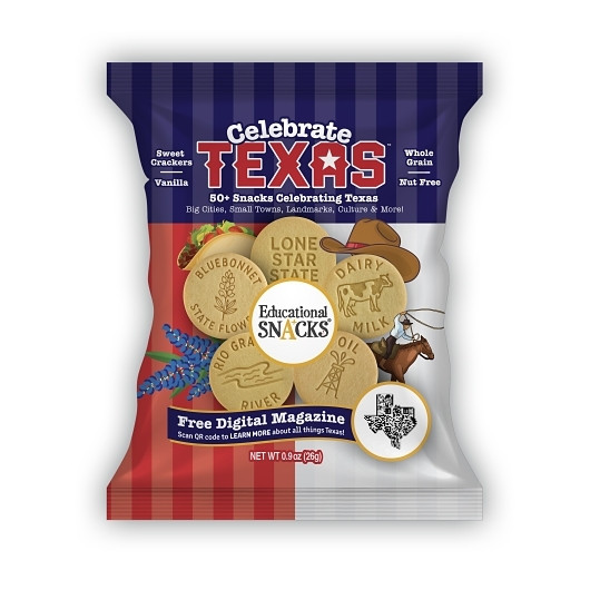 Appleways Celebrate Texas Vanilla Crackers, 0.9 Ounce, 120 Per Case