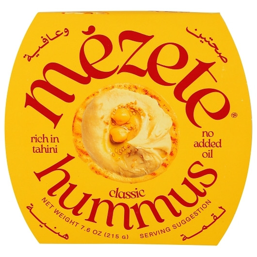 Mezete Classic Hummus, 7.6 Ounce, 6 Per Case