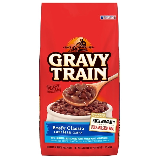 Gravy Train Classic Beefy Dry Dog Food, 56 Ounce, 4 Per Case