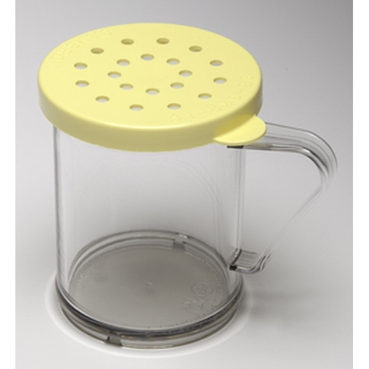 Cambro 10 Ounce With Lid Plastic Cheese Shaker, 12 Each