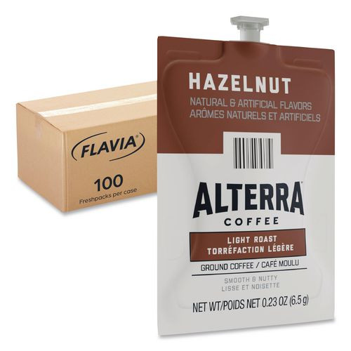 Alterra Hazelnut Coffee Freshpack, 100/Carton