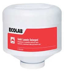 Ecolab Solid Unscented Laundry Detergent, 4-9 LBS
