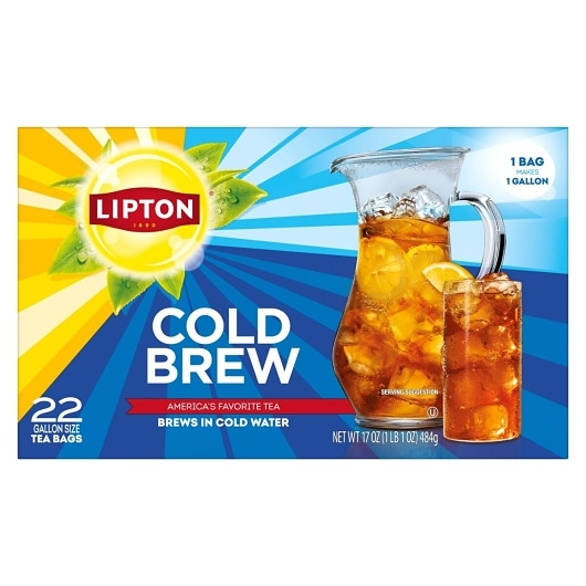 Lipton Cold Brew Gallon, 22 Count, 4 Per Case