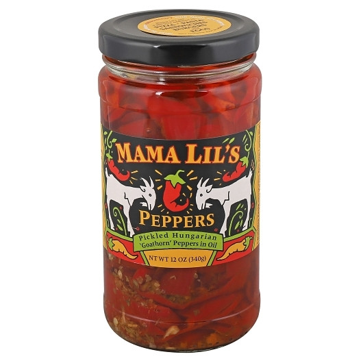 Mama Lil's Mildly Spicy Pickled Peppers In Oil, 12 Ounce, 12 Per Case