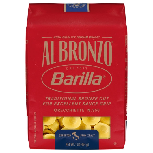 Barilla Al Bronzo Orecchiette, 16 Ounce, 12 Per Case