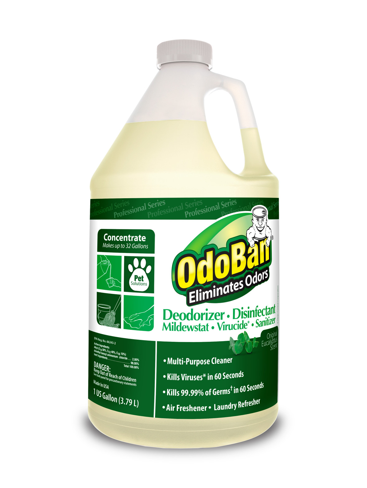 OdoBan Concentrated Odor Eliminator, Original Eucalyptus Scent