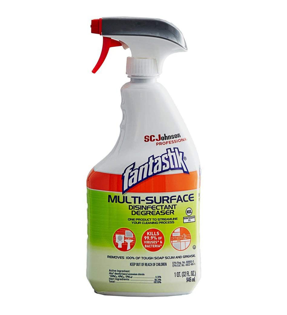Fantastik Multi-Surface Disinfectant Degreaser, Herbal