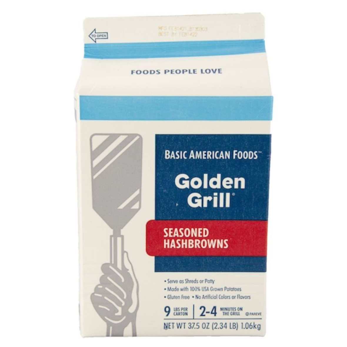 Basic American Foods Golden Grill Seasoned Hashbrowns