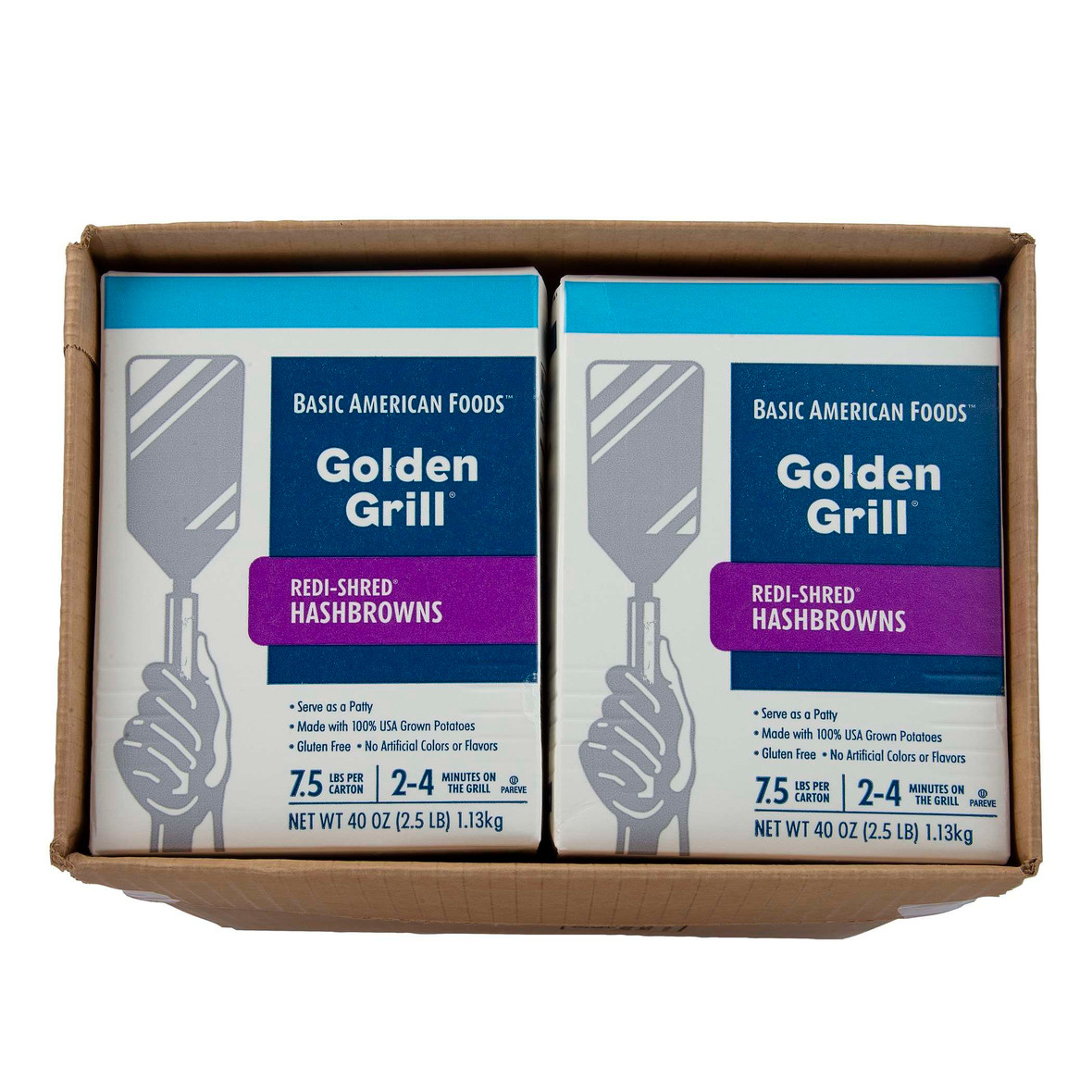 Basic American Foods Golden Grill Premium Redi- Shred Hashbrowns