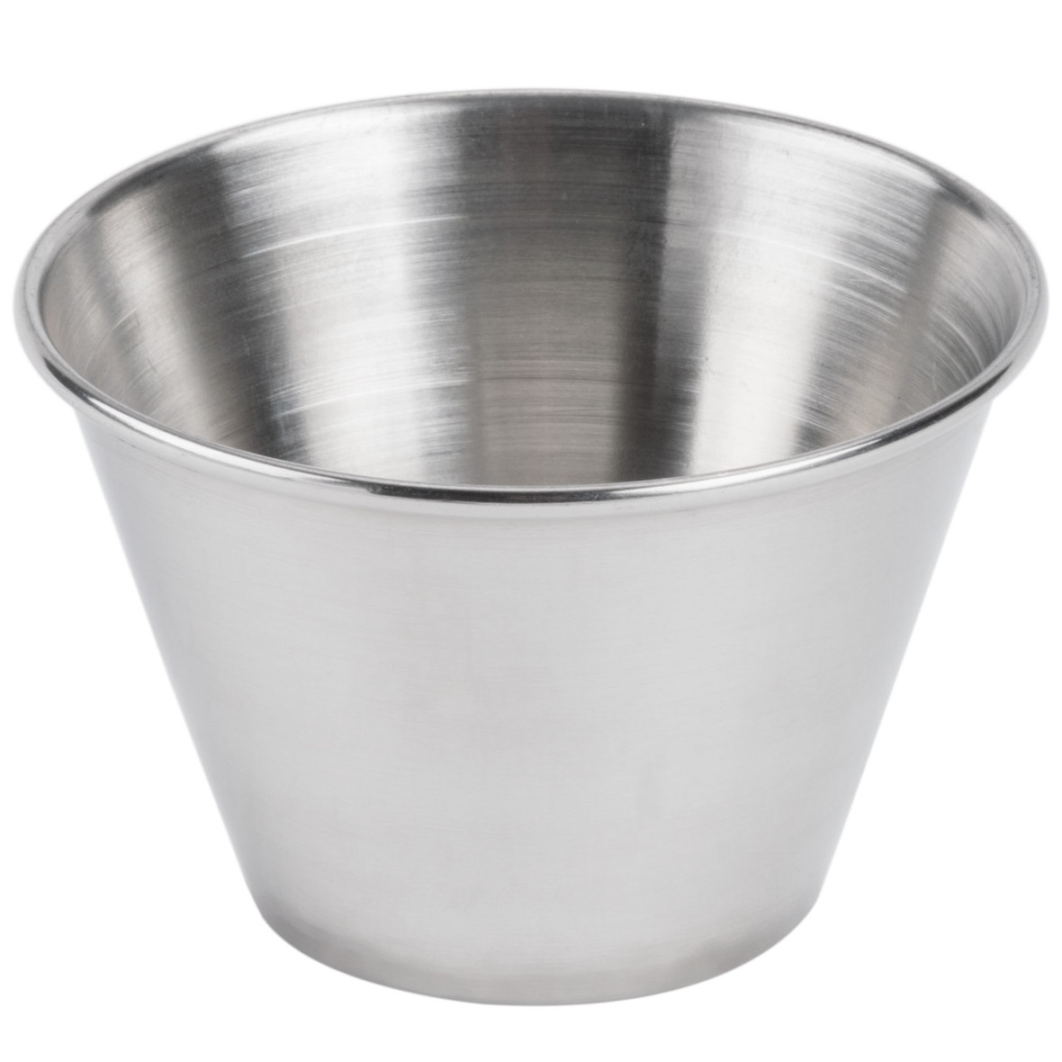 American Metalcraft MB4 4 oz. Stainless Steel Round Sauce Cup (60 Count)