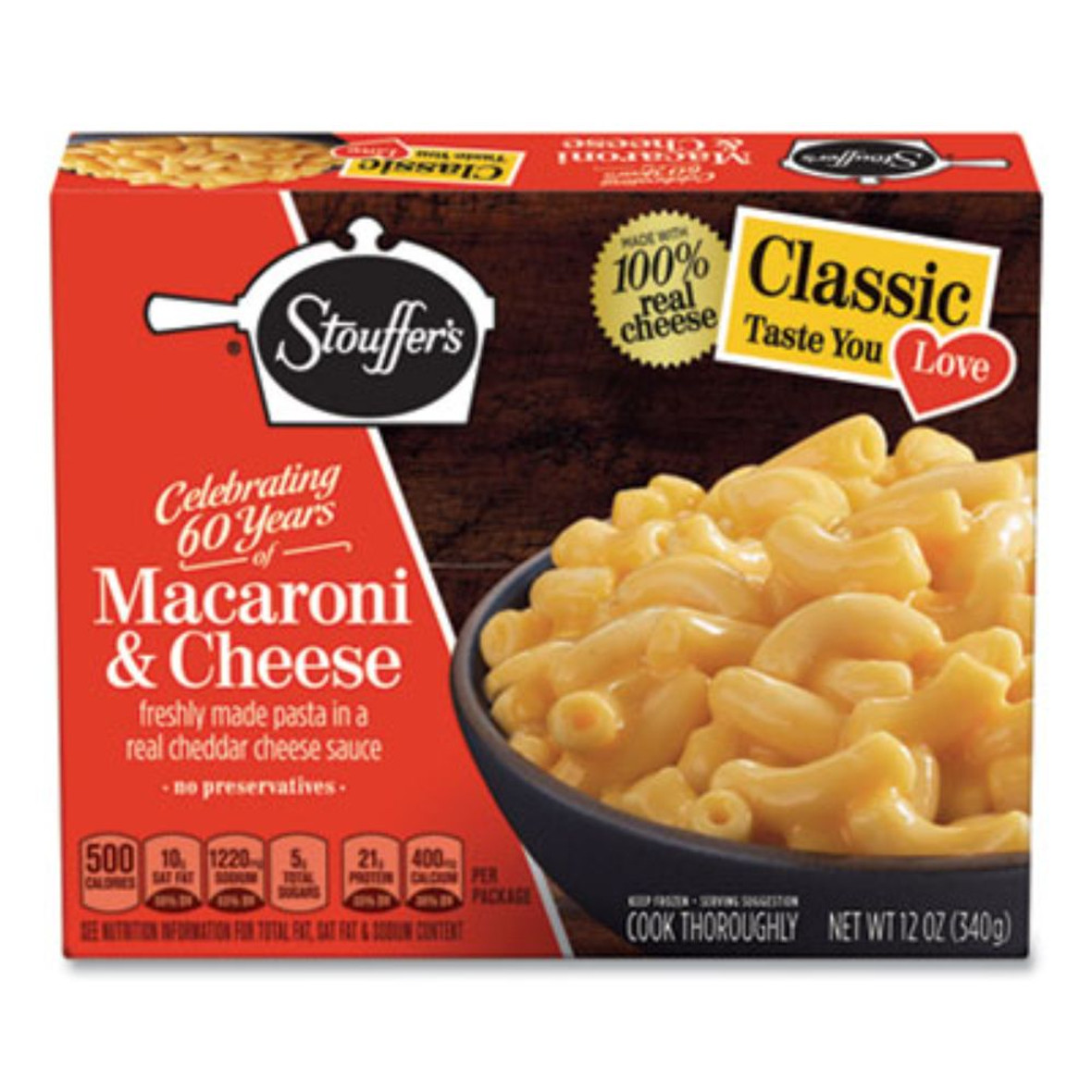 Stouffer's Classics Macaroni And Cheese Meal, 12 Oz