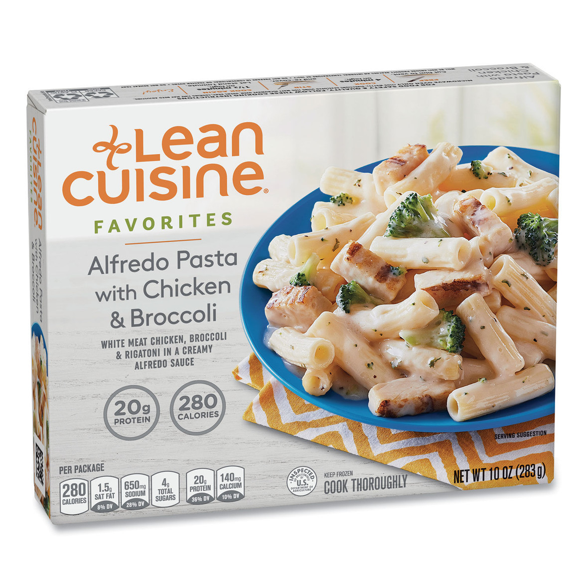 Lean Cuisine Favorites Alfredo Pasta With Chicken And Broccoli, 10