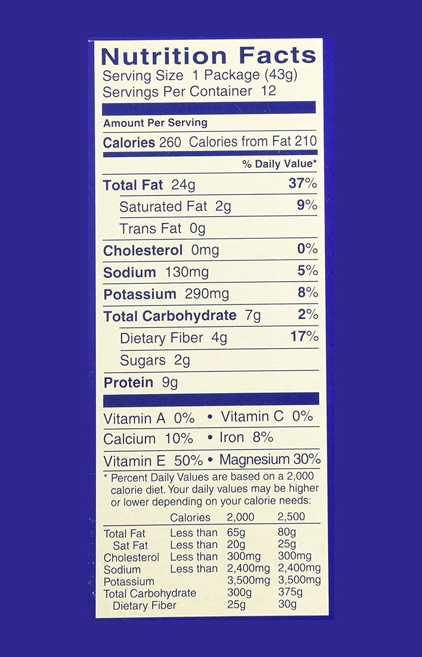 Blue Diamond Roasted Salted Almonds, 1.5 Oz Tube, 12 Tubes/Carton